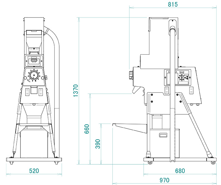 搬送機付精米機「ハイクリーンワンパス」｜サタケ