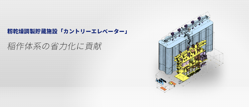 穀物乾燥調製施設「カントリーエレベーター」｜サタケ